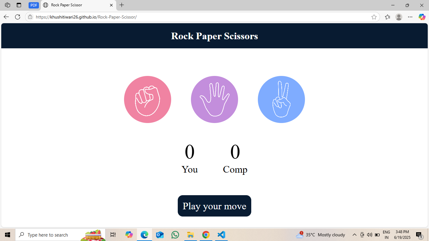 Rock Paper Scissors